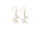 Coral | 18k Rose Gold | Gilded Earrings