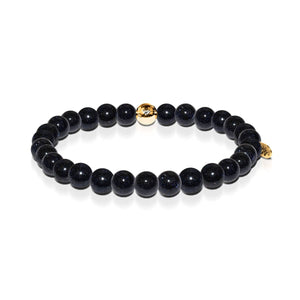 Energy | Gold Essence Blue Sand Stone Bracelet
