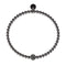 Goal | Gunmetal | Crystal Soccer Ball Charm Bracelet | Men's