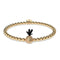 Piña Colada | Gunmetal & 18k Gold | Crystal Pineapple Bracelet | Men's