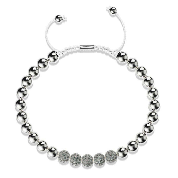Silver | Crystal Pavé Gala Bracelet | White