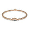 Tortuga | 18k Rose Gold Vermeil | .925 Sterling Silver | Cubic Zirconia Crystal Sea Turtle Bracelet