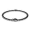 Tortuga | Onyx Steel | Crystal Sea Turtle Bracelet | Men's