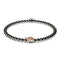 Tortuga | Gunmetal & 18k Rose Gold | Crystal Sea Turtle Bracelet | Men's