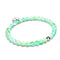 Emerald | .925 Sterling Silver | Mermaid Glass Bead Bracelet