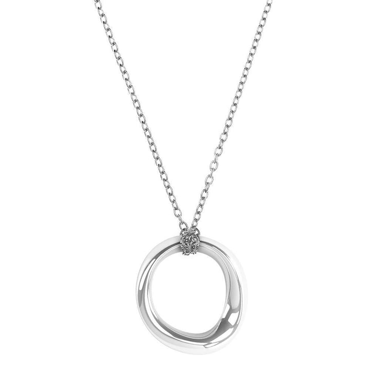 The FLOW Pendant | Loop | Platinum Sterling