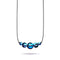 Milky Way | .925 Sterling Silver Gunmetal | Galaxy Glass Infinity Clasp Necklace