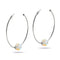 Rainbow Supernova | Silver | Galaxy Glass Hoop Earrings