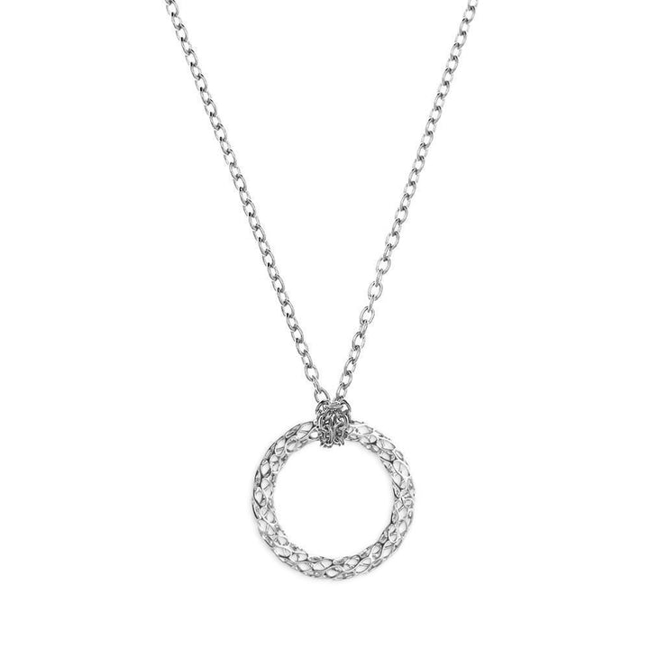 The HIVE Necklace | Loop Wave | Platinum Sterling