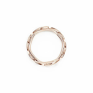 The HIVE Ring | Slim | 18k Rose Gold Sterling