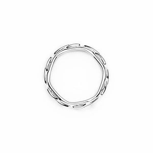 The HIVE Ring | Slim | Platinum Sterling
