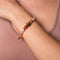Vision Quest | Rose Gold Buddha | Natural Red Agate Bracelet