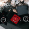 Silver and Red Enamel | Crystal Gala | Fashion Santa Bracelet | Black