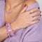 Lavender | .925 Sterling Silver | Mermaid Glass Pebble Bracelet