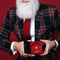 Silver and Red Enamel | Crystal Gala | Fashion Santa Bracelet | Black