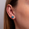 Aquamarine | .925 Sterling Silver | Stone Stud Earrings
