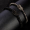 Dracarys | Gunmetal | Crystal Dragon Charm Bracelet | Men's