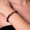 Premonition | Gold Mala Yoga Bracelet | Purple Regarte