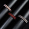 Amici | Silver | Red | Macrame Bracelet | Men's