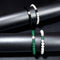 Howlite & Onyx | Soulmate Bead Bracelet Set | 18k White Gold Vermeil | .925 Sterling Silver