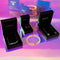 .925 Sterling Silver Champagne Supernova Galaxy Glass | 4 Piece Gift Set