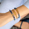 Blue Aventurine | 18k Gold Vermeil | .925 Sterling Silver | Healing Stone Bead Bracelet
