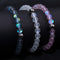Pink | Silver | Mermaid Glass Bead Bracelet