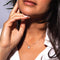 Tortuga | White Gold Vermeil | Crystal Sea Turtle Charm Necklace