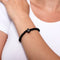 Vader | Charcoal Steel | Crystal Charm Bracelet