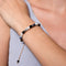 Charcoal Steel | Stone Crystal Kikiballa Bracelet