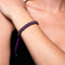 Supreme Kismet Links Bracelet | Silver | Purple | Thin
