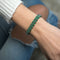 Kismet Links | Pantone Bracelet | Silver | Classic Green