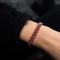 Kismet Links | Pantone Bracelet | Silver | Flame Scarlet