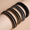 Amici | 18k Rose Gold | Black | Friendship Bracelet