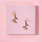 Coral | 18k Gold | Gilded Earrings