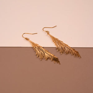 Palm Leaf | 18k Gold | Gilded Earrings