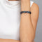 Grey | Unicorn Silver | Double Mermaid Glass Bracelet