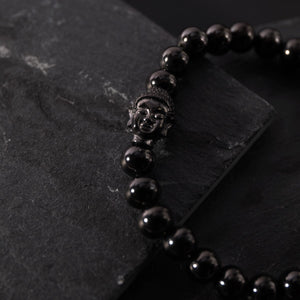 Men's | Nirvana | Gunmetal | Buddha Bracelet