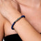 Integrity | Silver Aura Lapis Bracelet