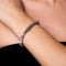 Sincerity | Silver Aura Pink Apyrite Bracelet