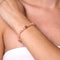 Inspiration | Silver Essence Pink Sandstone Bracelet