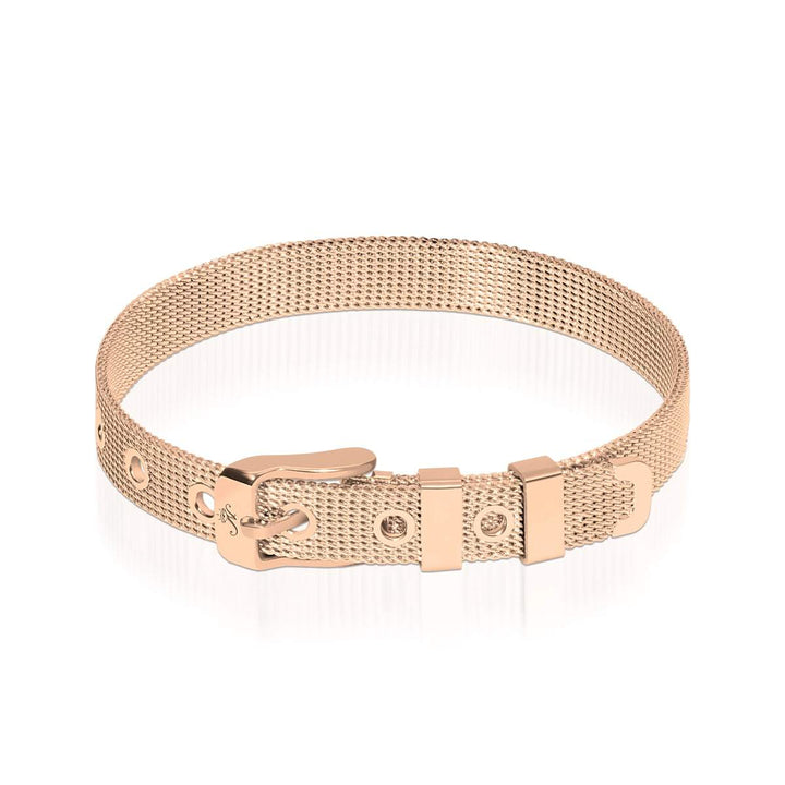 Minimalist | 18k Rose Gold | Buckle Bracelet