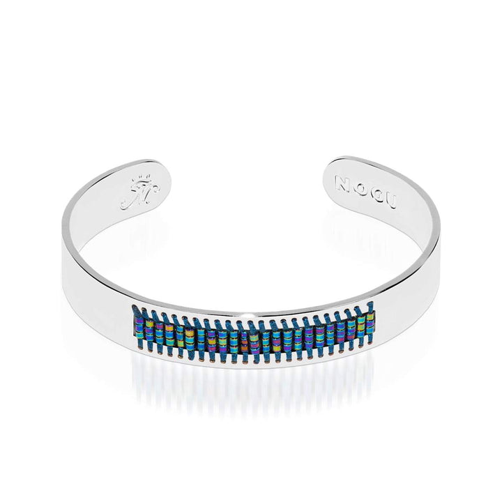 Manhattan Beach | Silver | Boho Bangle