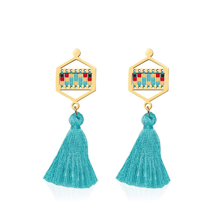 Palos Verdes Estates | 18k Gold | Boho Fringe Earrings