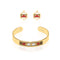 Palo Alto | 18k Gold | Boho Bangle Earring Set
