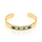 Hidden Hills | 18k Gold | Boho Bangle