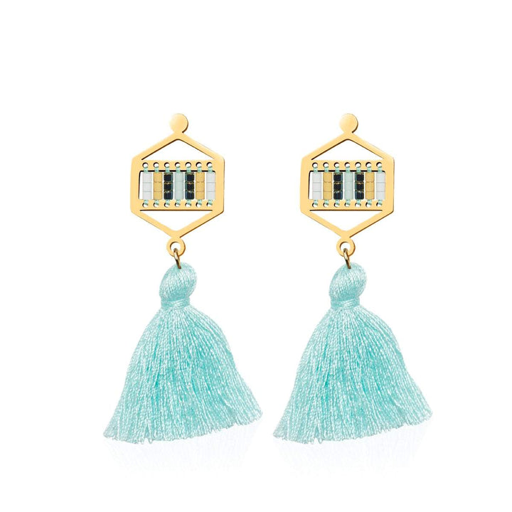 Hidden Hills | 18k Gold | Boho Fringe Earrings
