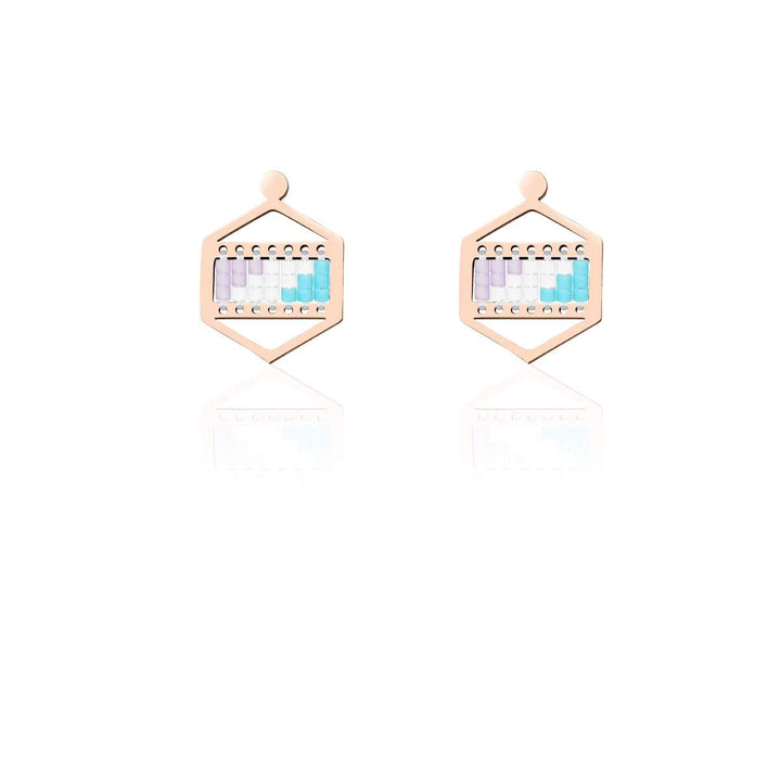 San Clemente | 18k Rose Gold | Boho Earrings
