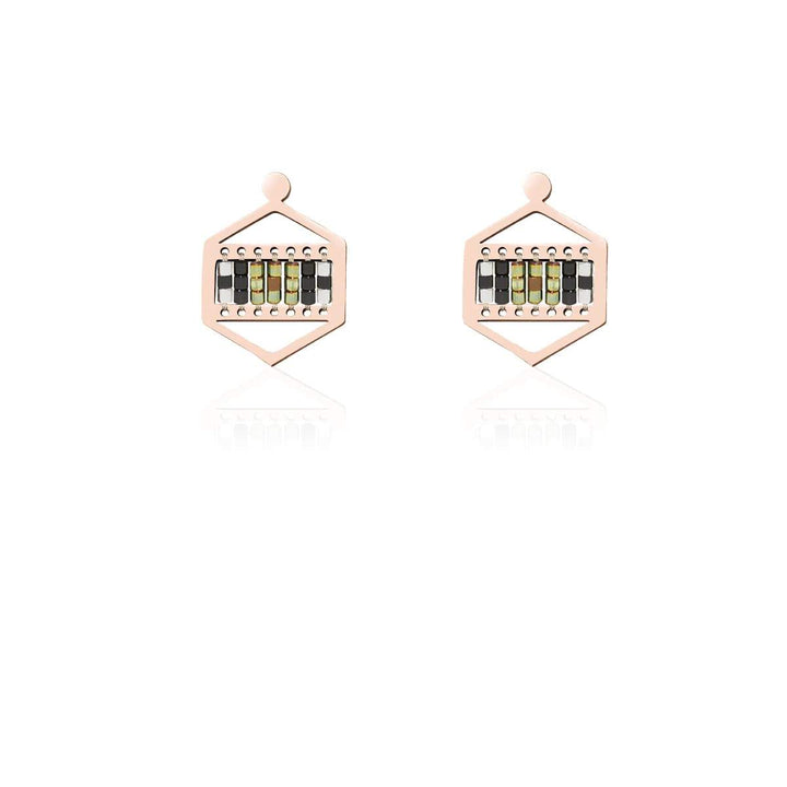 Rolling Hills | 18k Rose Gold | Boho Earrings