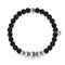 Transformation | Silver Aura Matte Black Bracelet